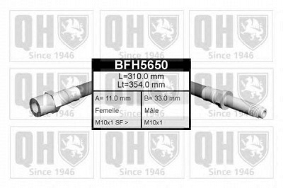 QUINTON HAZELL bfh5650 -  Тормозной шланг